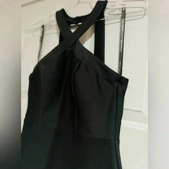 Bisou Bisou Michelle bohbot Black Sleeveless Dress in size 4 like new condition - Picture 5 of 8